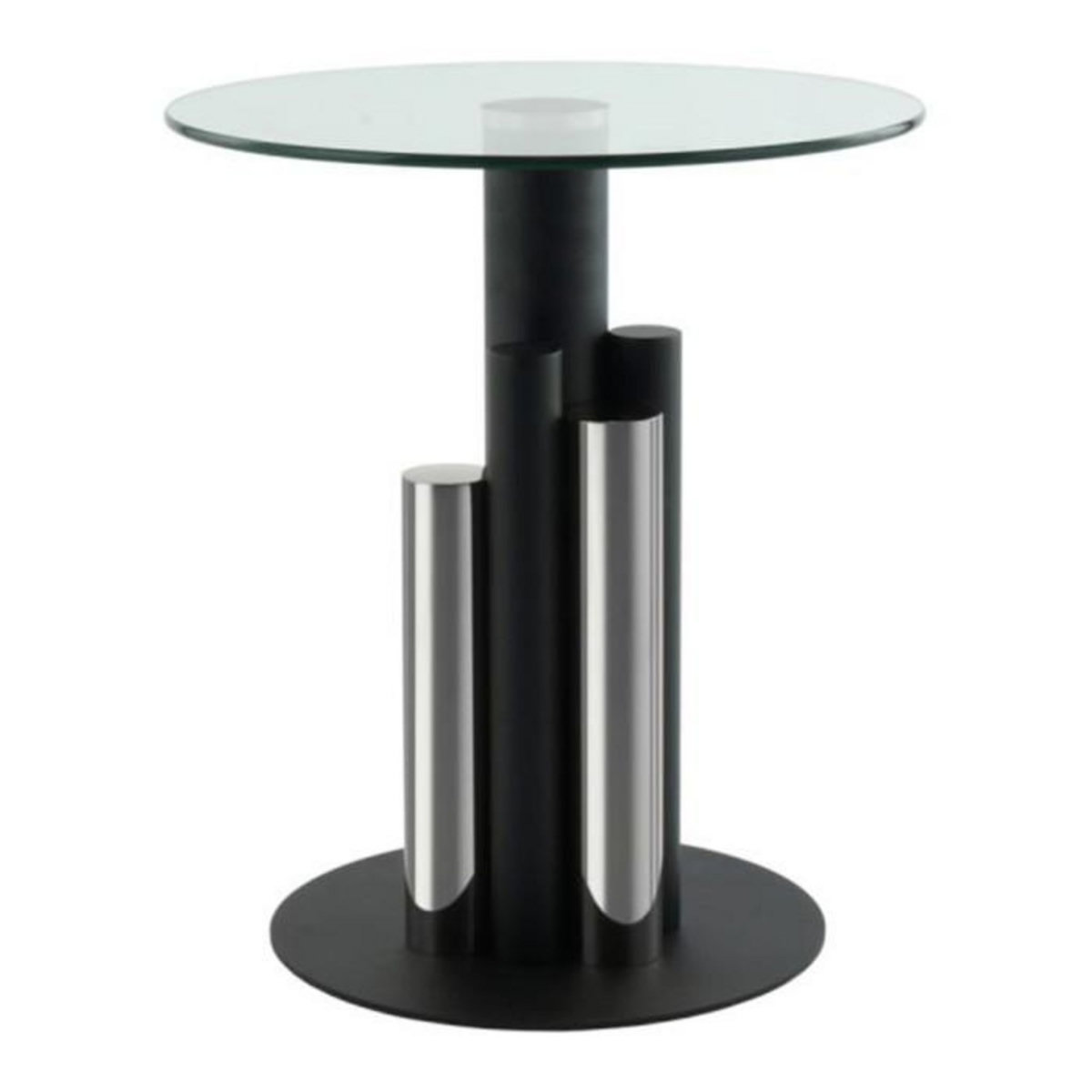 Paris Prix Table d'Appoint Design  Paula  50cm Argent