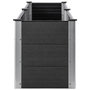 Voir la diapositive 4 : VIDAXL Lit sureleve de jardin 200x50x54 cm WPC Gris