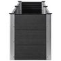 Voir la diapositive 4 : VIDAXL Lit sureleve de jardin 200x50x54 cm WPC Gris