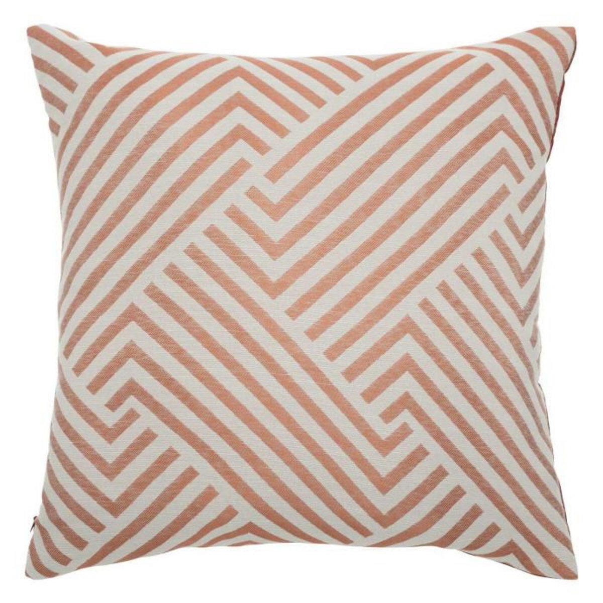 ATMOSPHERA Coussin Déco  Jacquard  40x40cm Terracotta
