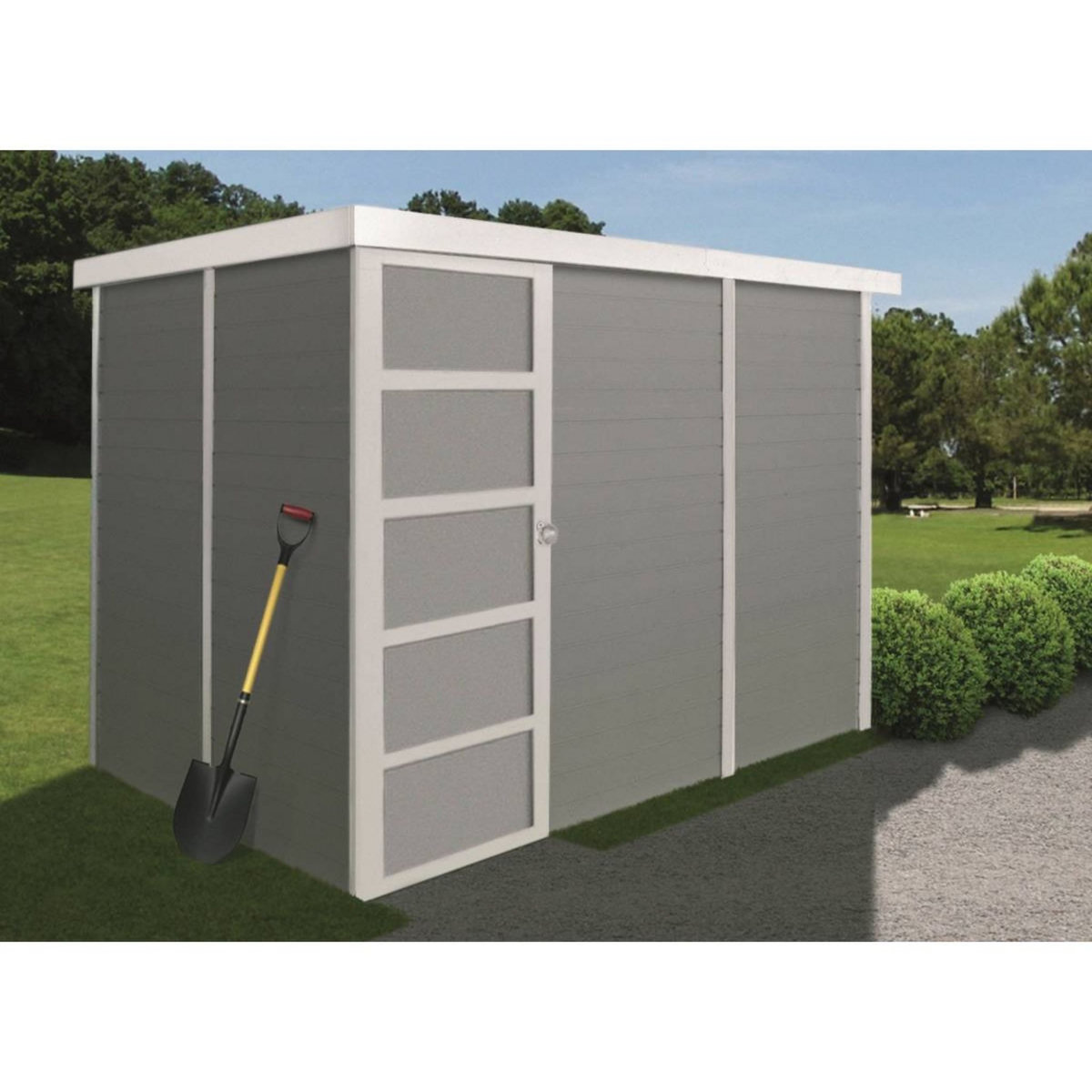 Habitat et Jardin Abri jardin bois  Almeria  - 7.75 m² - 3.27 x 2.69 x 2.17 m - Livré peint - 19 mm