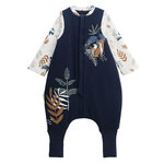 Petit Béguin Turbulette d'hiver avec pieds retroussables et manches amovibles Bivouac. Coloris disponibles : Bleu