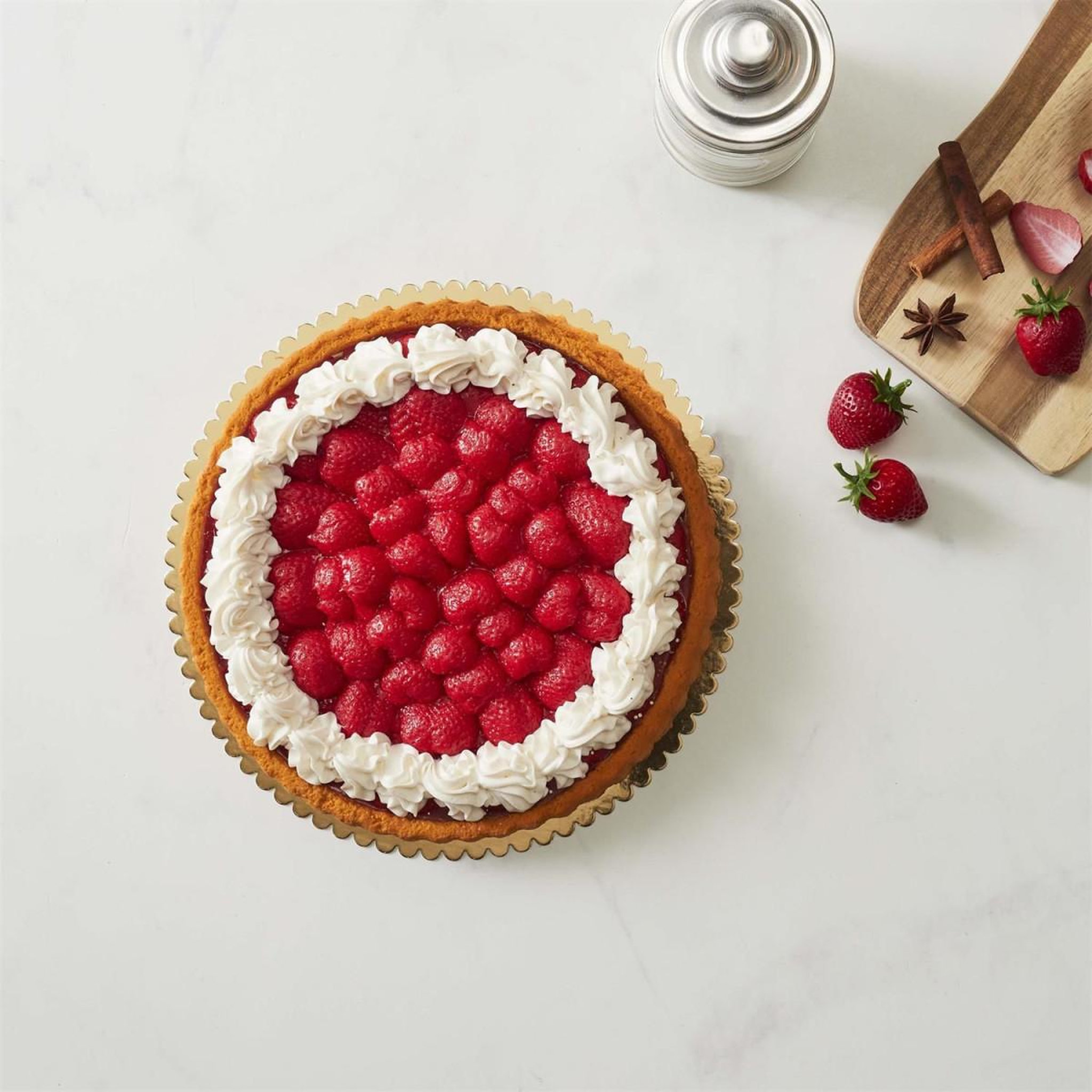 Voir la diapositive 6 : Lily Cook Lot de 5 Supports à Gâteaux  Ronds  29cm Or