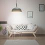 Voir la diapositive 3 : Paris Prix Lampe Suspension  Cloche  30cm Gris & Or