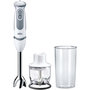 Voir la diapositive 2 : BRAUN Mixeur MQ5220WH MultiQuick 5 Vario blanc 1 accessoire
