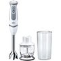 Voir la diapositive 2 : BRAUN Mixeur MQ5220WH MultiQuick 5 Vario blanc 1 accessoire