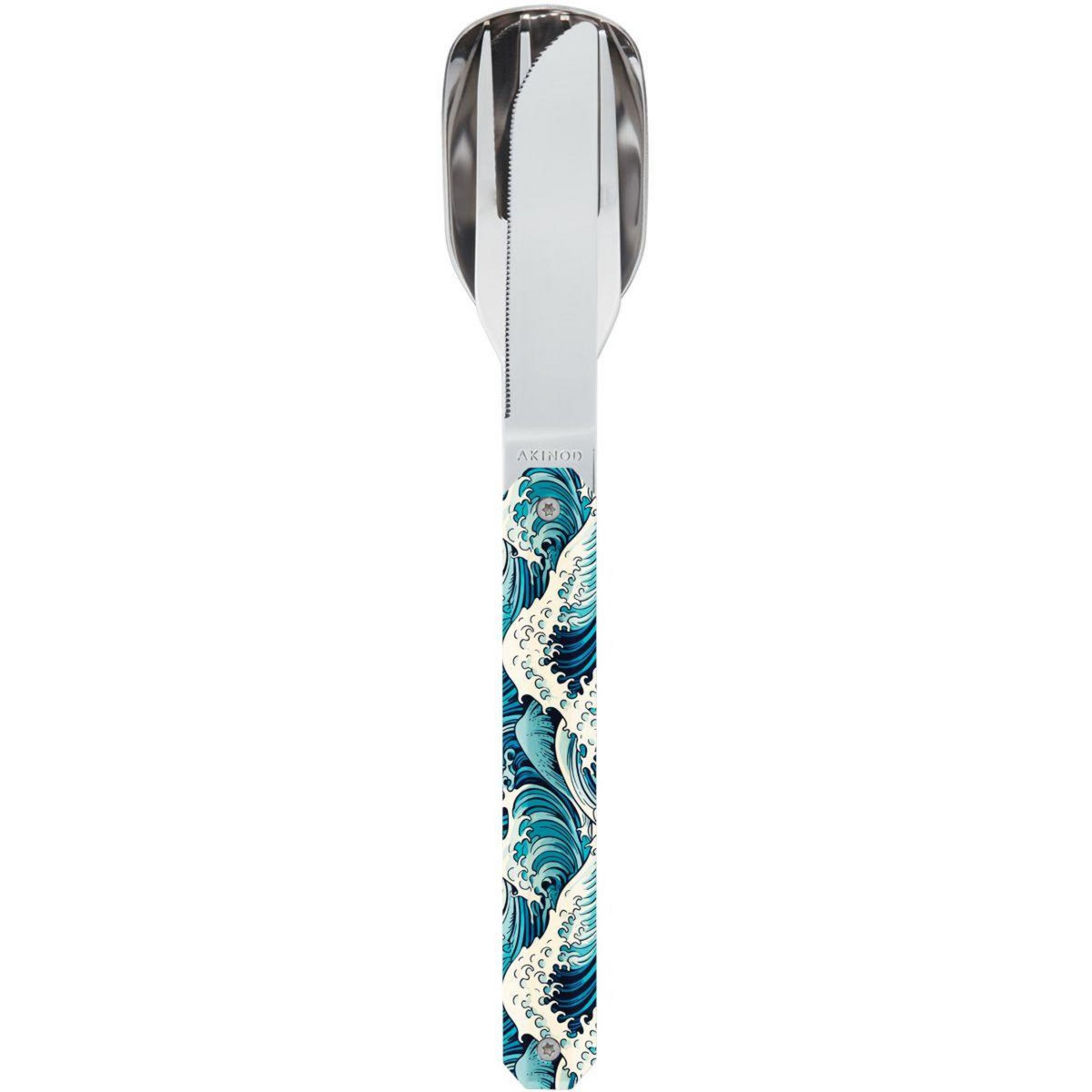 AKINOD Couverts 3 couverts droits 12h34 Ukiyo-e