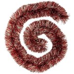 ATMOSPHERA Guirlande de Noël  Maison  200cm Rouge & Or