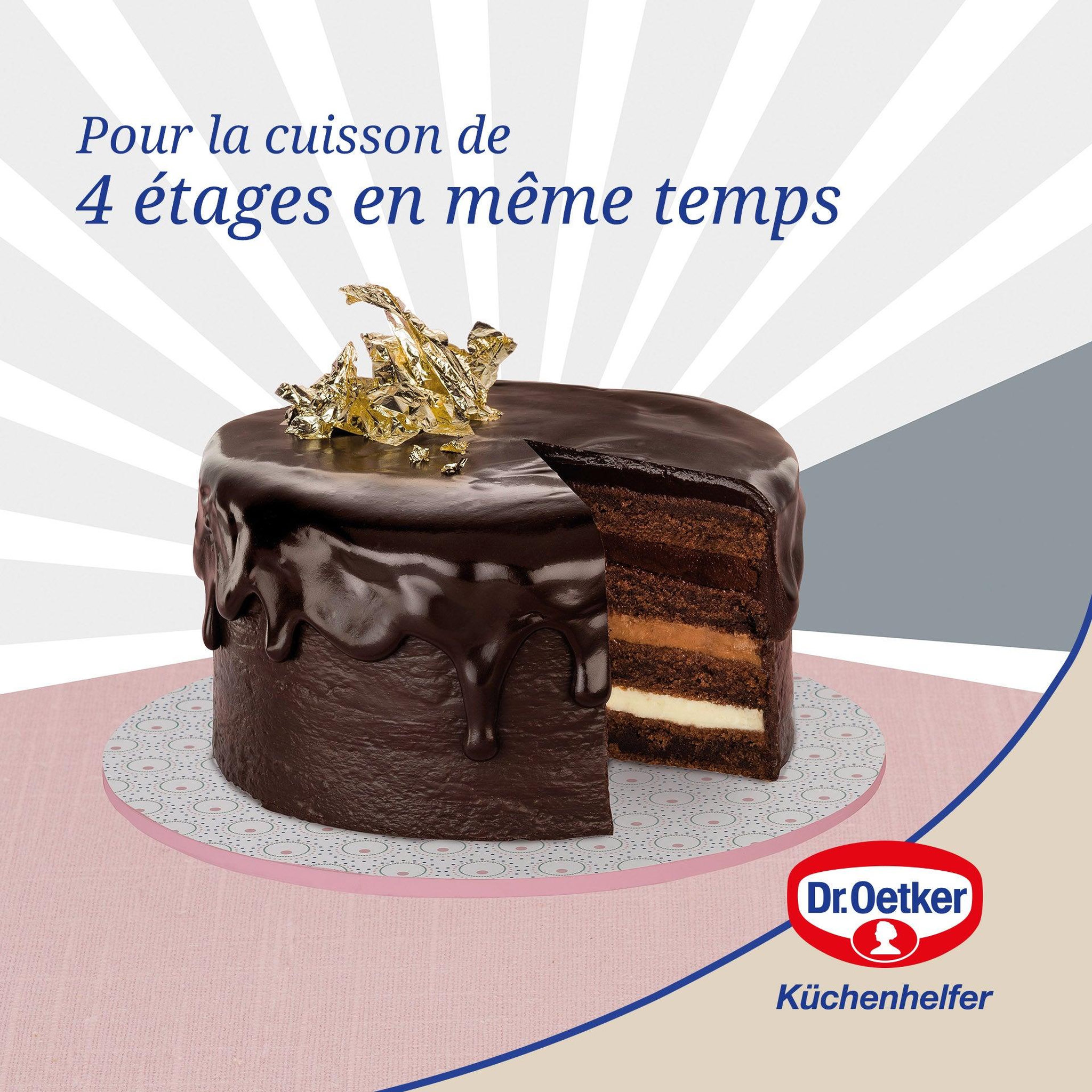 Voir la diapositive 5 : DR.OETKER Set 4 moules pour gâteaux à étages 17 cm dr. Oetker rétro