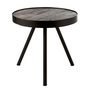 Voir la diapositive 1 : Paris Prix Table d'Appoint en Bois & Fer  Fien  50cm Naturel