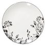 Voir la diapositive 1 : SECRET DE GOURMET Lot de 6 Assiettes à Dessert  White Floral  20cm Blanc