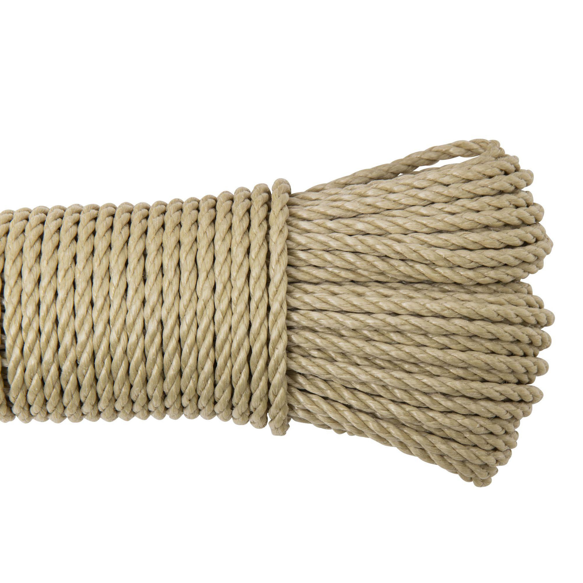Voir la diapositive 2 : WERKAPRO Corde beige 40m  ø 4,5mm  werka pro
