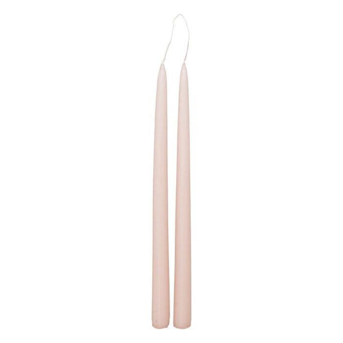 ATMOSPHERA Lot de 2 Bougies Bâton  Hugo  30cm Rose