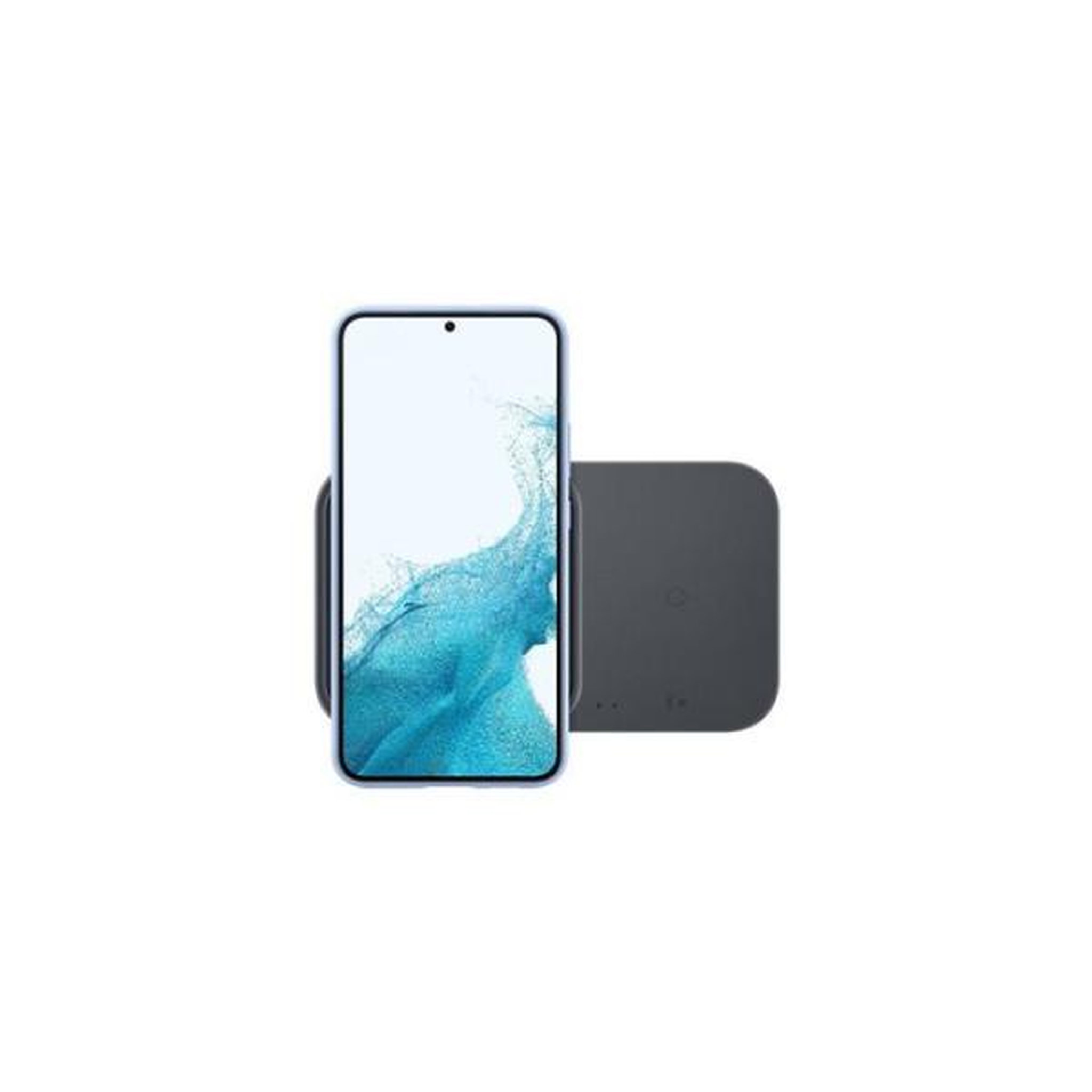 Voir la diapositive 4 : Samsung Chargeur induction sans fil duo noir charge rapide 15w