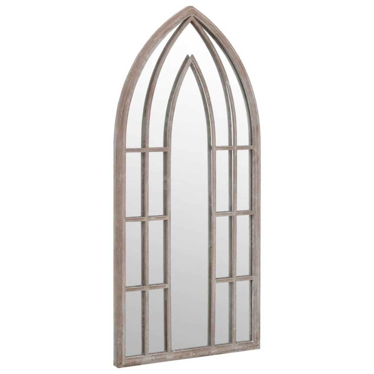 VIDAXL Miroir de jardin Sable 70x30 cm Fer pour utilisation exterieure
