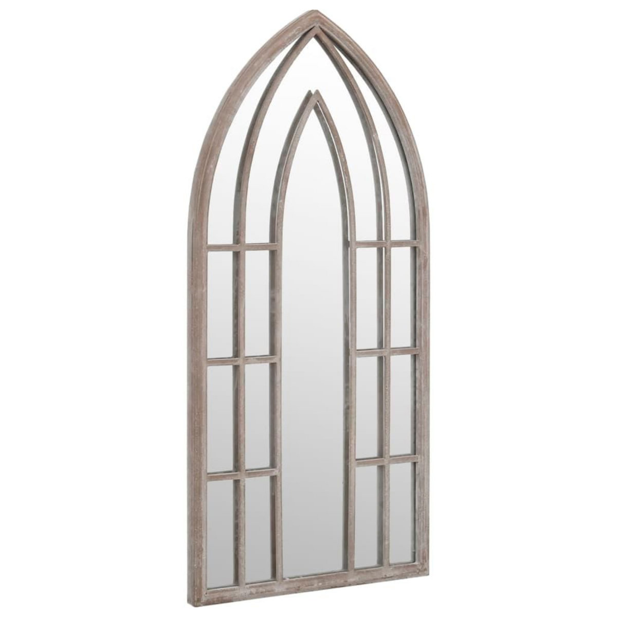 VIDAXL Miroir de jardin Sable 70x30 cm Fer pour utilisation exterieure