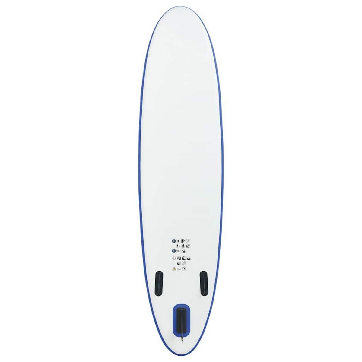 VIDAXL Ensemble de planches SUP gonflables Bleu et blanc