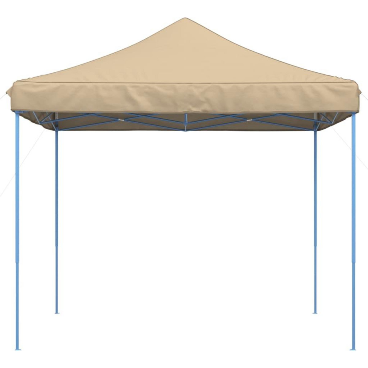 VIDAXL Tente de reception pliable escamotable beige 292x292x315 cm