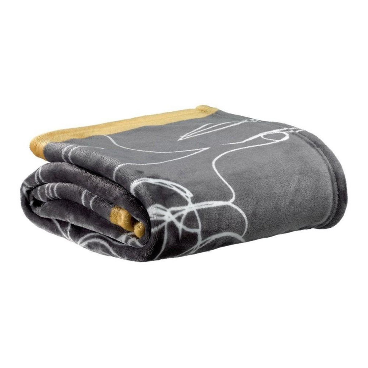 ATELIER DU COTON Plaid ultra-doux 130x160 cm Nymphea