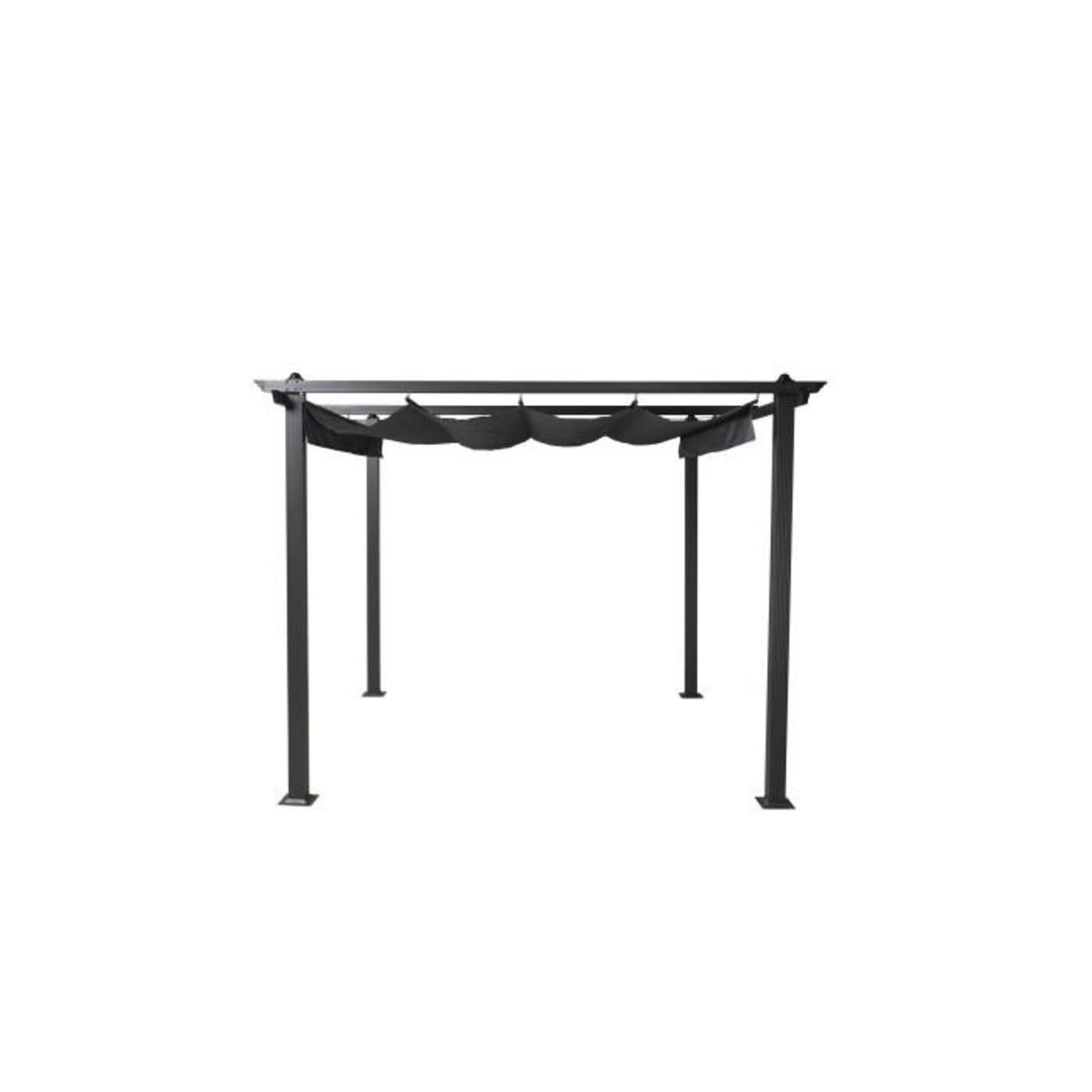 Paris Prix Pergola Avec Toit  Lazio  295cm Gris Foncé