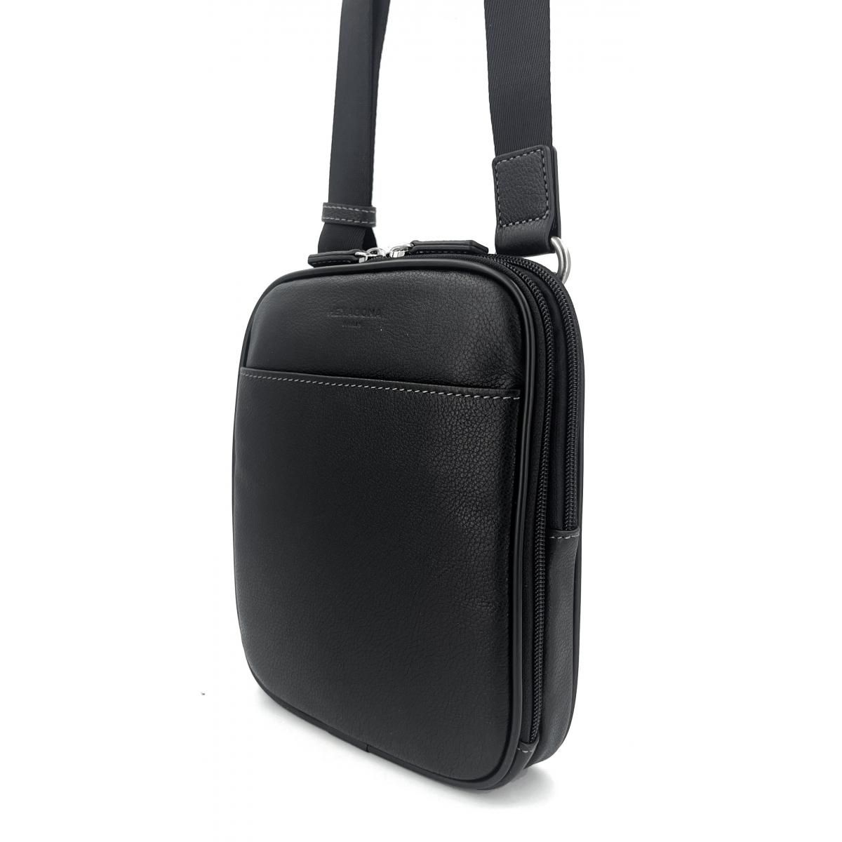 Hexagona Sac bandouliere en cuir