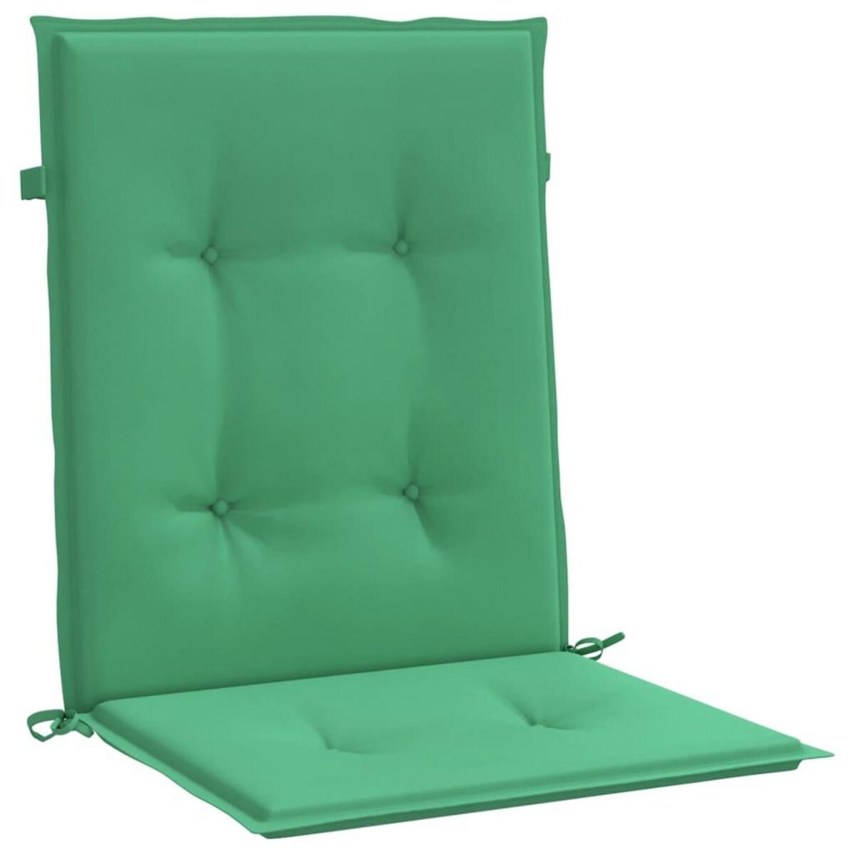 VIDAXL Coussins de chaise de jardin a dossier bas lot de 6 vert