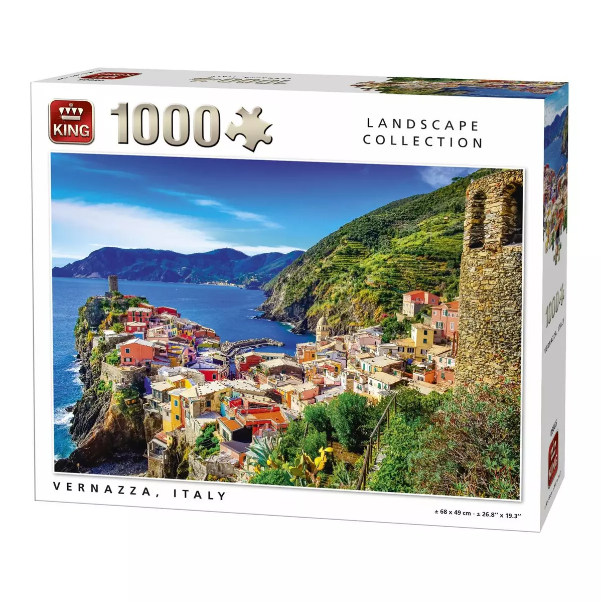 King Puzzles Puzzle de 1000 pièces : Vernazza, Italie