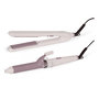 Voir la diapositive 1 : LIVOO Set lisseur et fer à boucler 200°c violet - DOS215