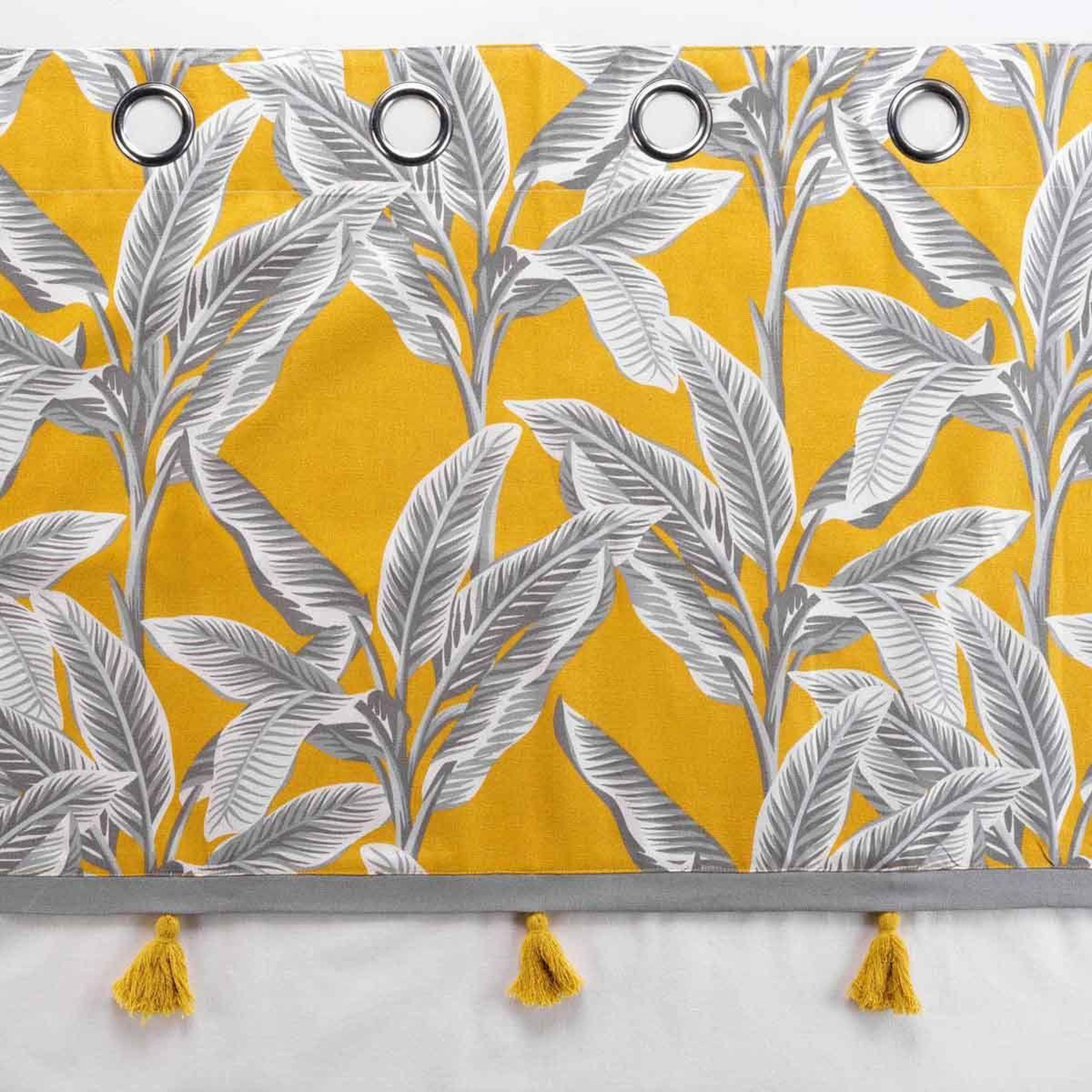 Voir la diapositive 3 : Douceur d'Intérieur Rideau à œillets  isibelle  140x240cm jaune