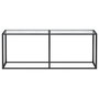 Voir la diapositive 3 : VIDAXL Table console Transparent 200x35x75,5 cm Verre trempe
