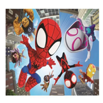 CLEMENTONI Puzzle 104 pièces Spidey – Puzzle enfant super-héros – Clementoni