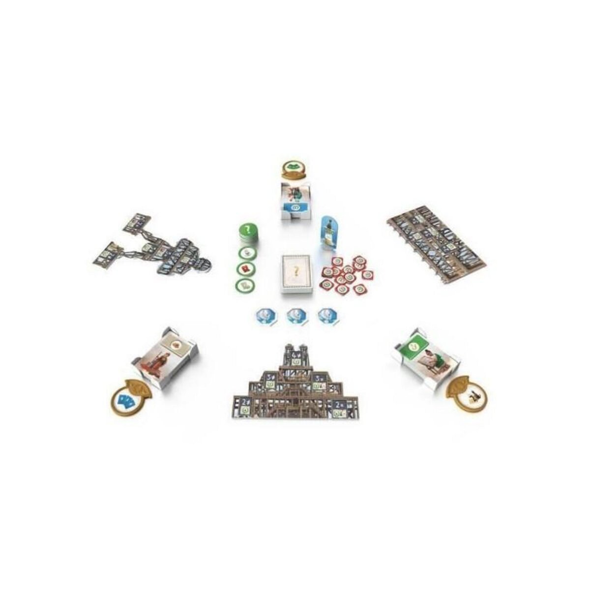 Asmodee 7 WONDERS ARCHITECTS – MEDALS (EXT), Papeterie Papeterie