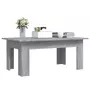 VIDAXL Table basse Sonoma gris 100x60x42 cm Bois d'ingenierie