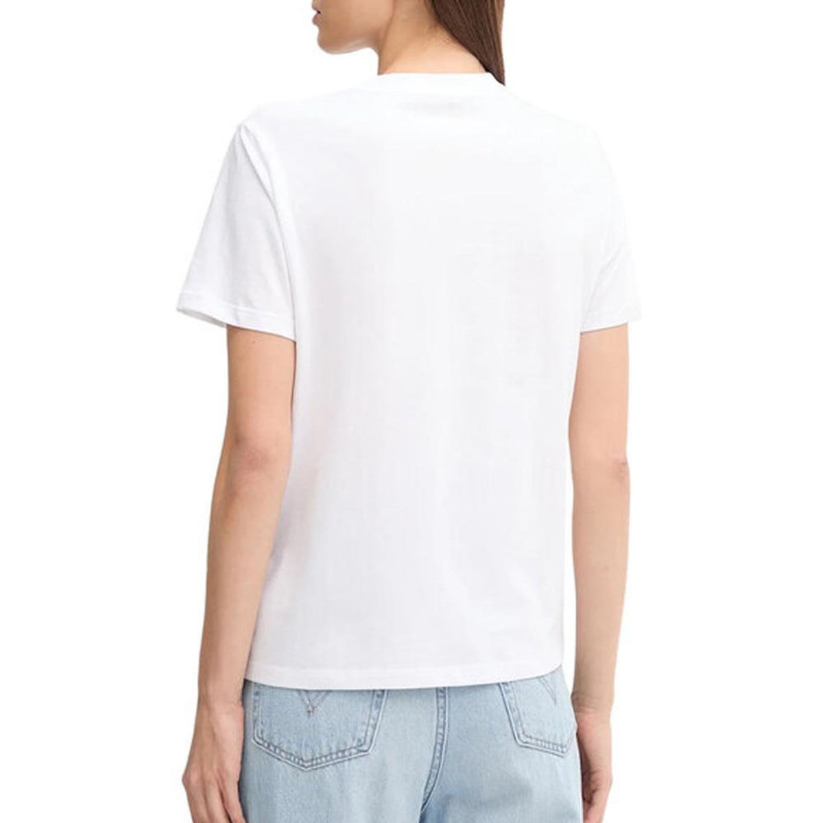 CALVIN KLEIN JEANS T-Shirt Blanc Femme Calvin Klein Jeans Classic