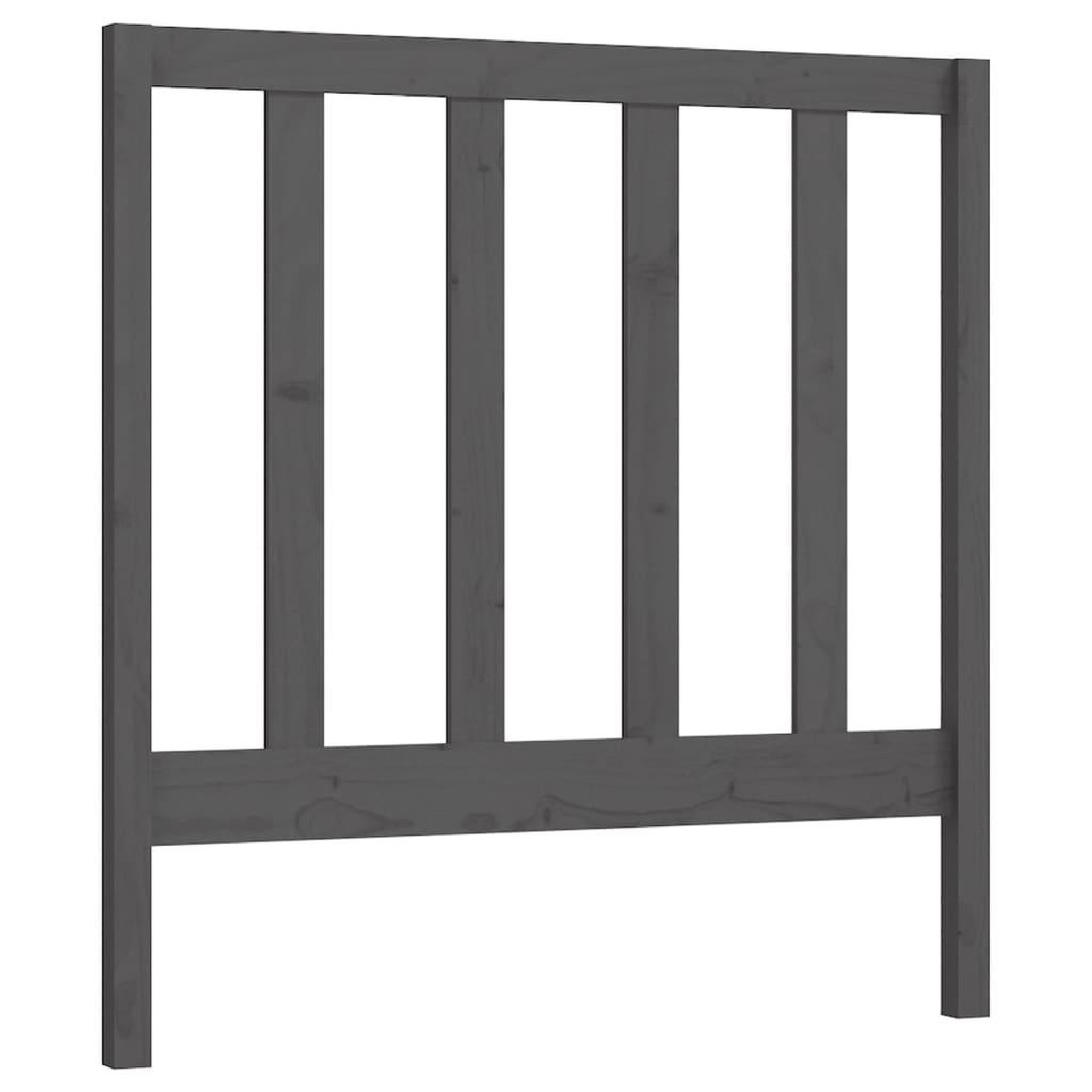 Voir la diapositive 2 : VIDAXL Tete de lit Gris 95x4x100 cm Bois massif de pin