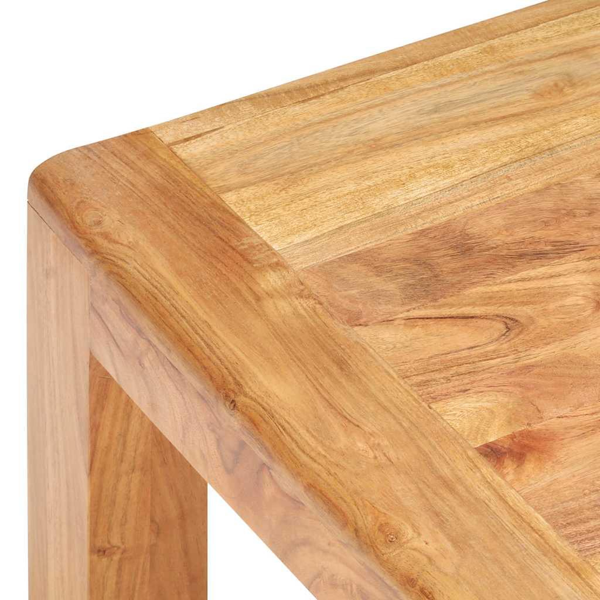Voir la diapositive 4 : VIDAXL Table basse 110x60x35 cm bois d'acacia massif et finition miel