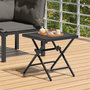 Voir la diapositive 1 : VIDAXL Table de jardin pliable anthracite 38x38x38 cm Treillis d'acier