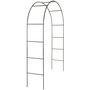 Voir la diapositive 3 : tectake Lot de 4 arches de jardin à roses en acier vert