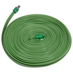 VIDAXL Tuyau d'arrosage a 3 tubes vert 15 m PVC