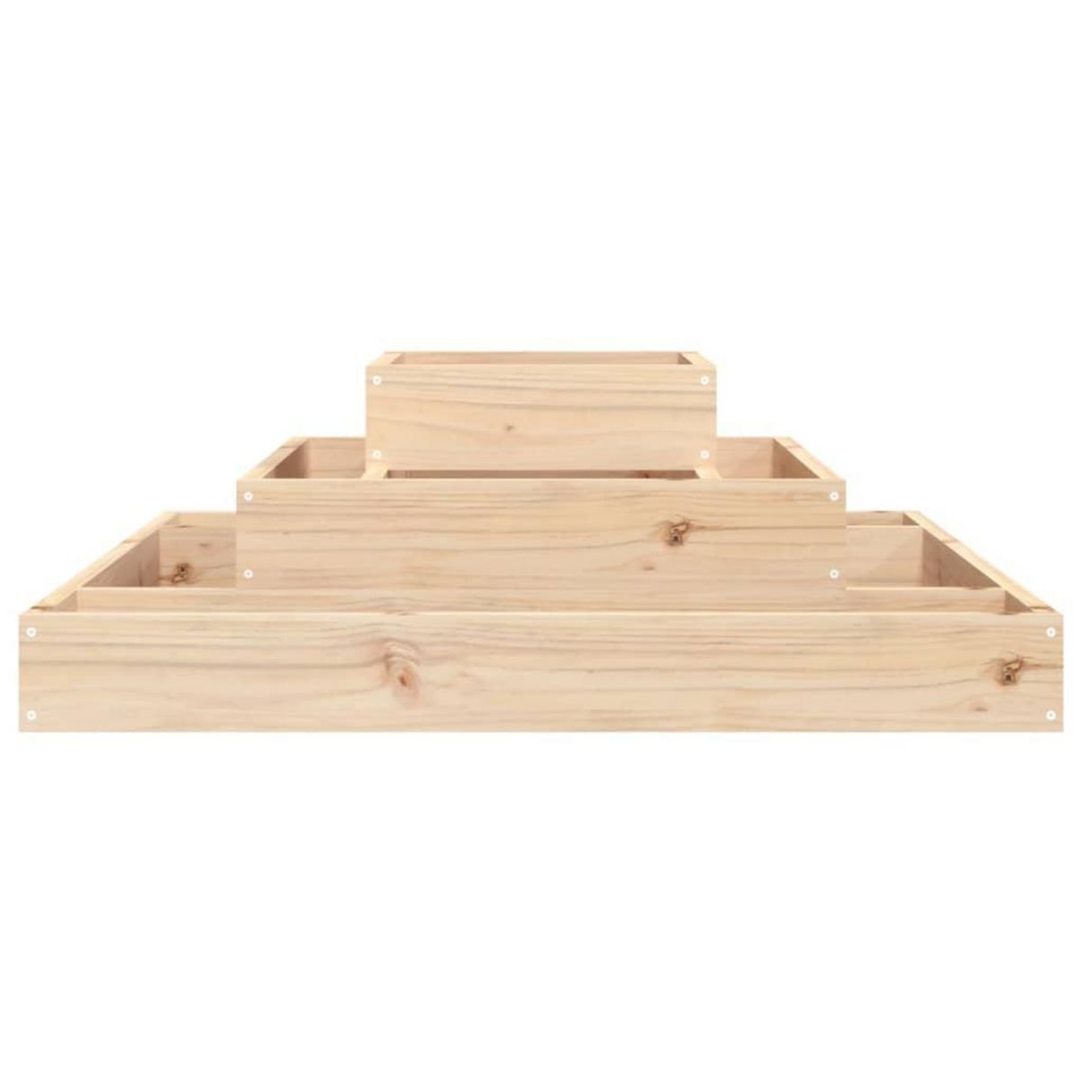 VIDAXL Jardiniere 80x80x27 cm Bois massif de pin