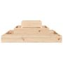 Voir la diapositive 4 : VIDAXL Jardiniere 80x80x27 cm Bois massif de pin