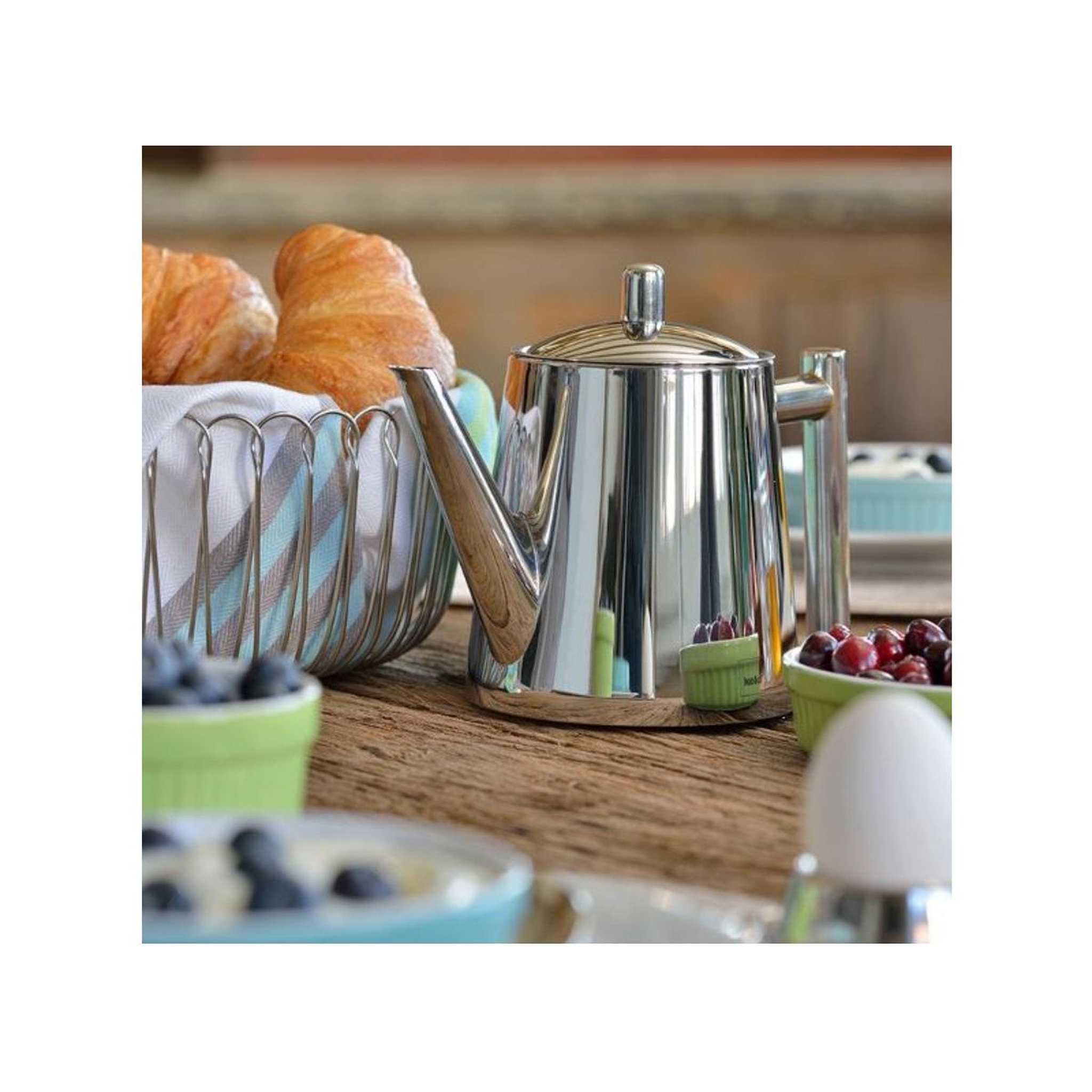 Voir la diapositive 5 : Kela line Théière en inox 0.9l argenté - 11355
