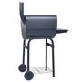 Voir la diapositive 4 : VIDAXL Gril barbecue au charbon avec etagere inferieure Noir