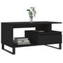 Voir la diapositive 3 : VIDAXL Table basse Noir 90x49x45 cm Bois d ingénierie