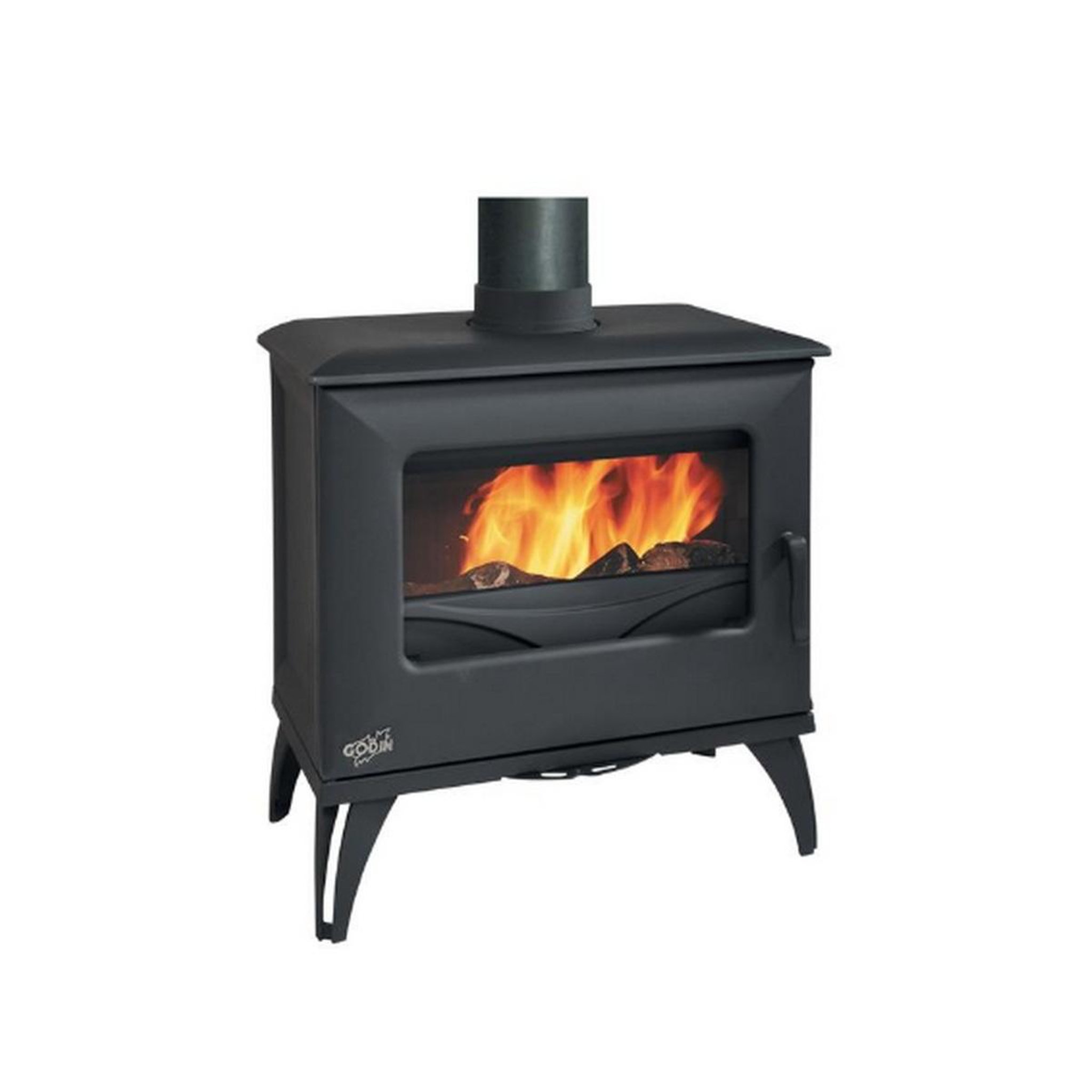 Godin Poêle à bois fonte 8kw anthracite - 388151ANTH