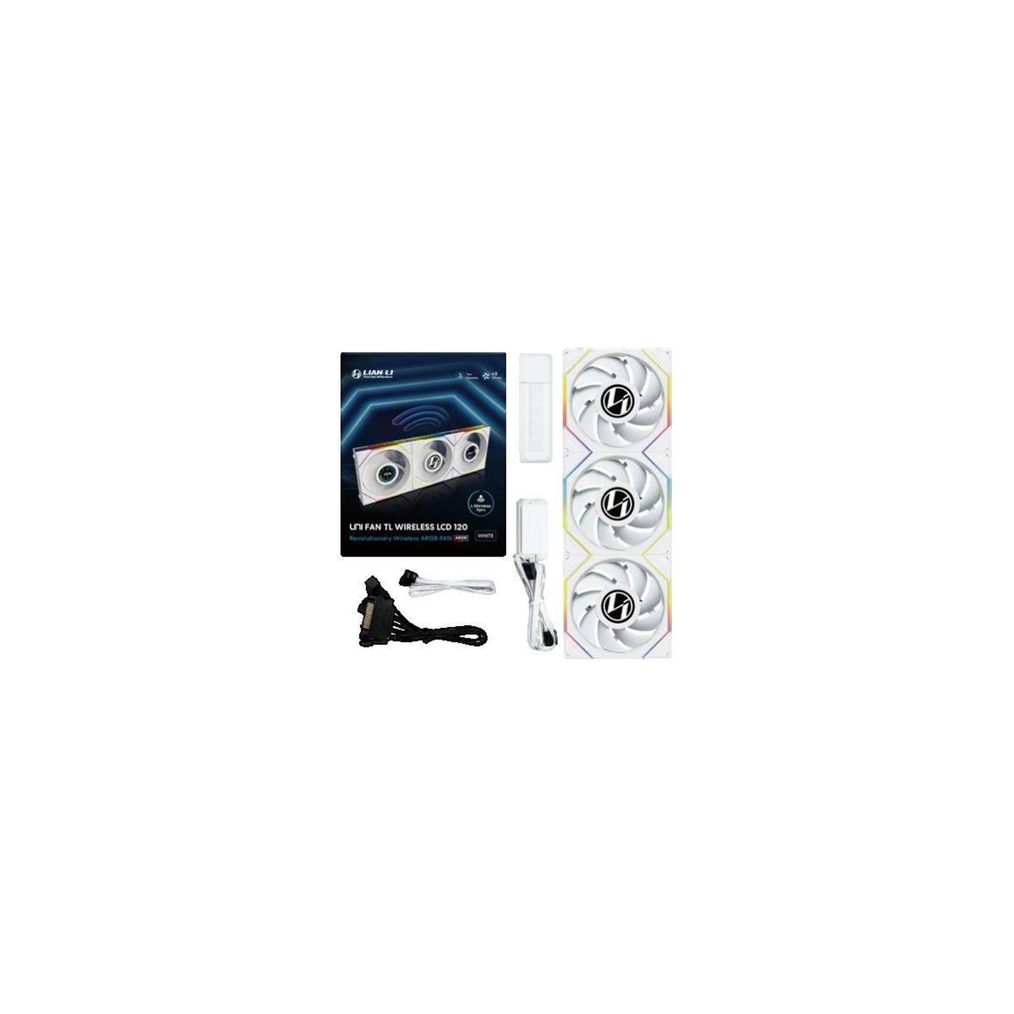 Voir la diapositive 1 : Lian-li Ventilateur Lian Li UNI FAN TL-LCD avec écran LCD intégré