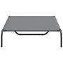Voir la diapositive 5 : VIDAXL Lit sureleve pour chien gris 130x80x20 cm tissu oxford et acier