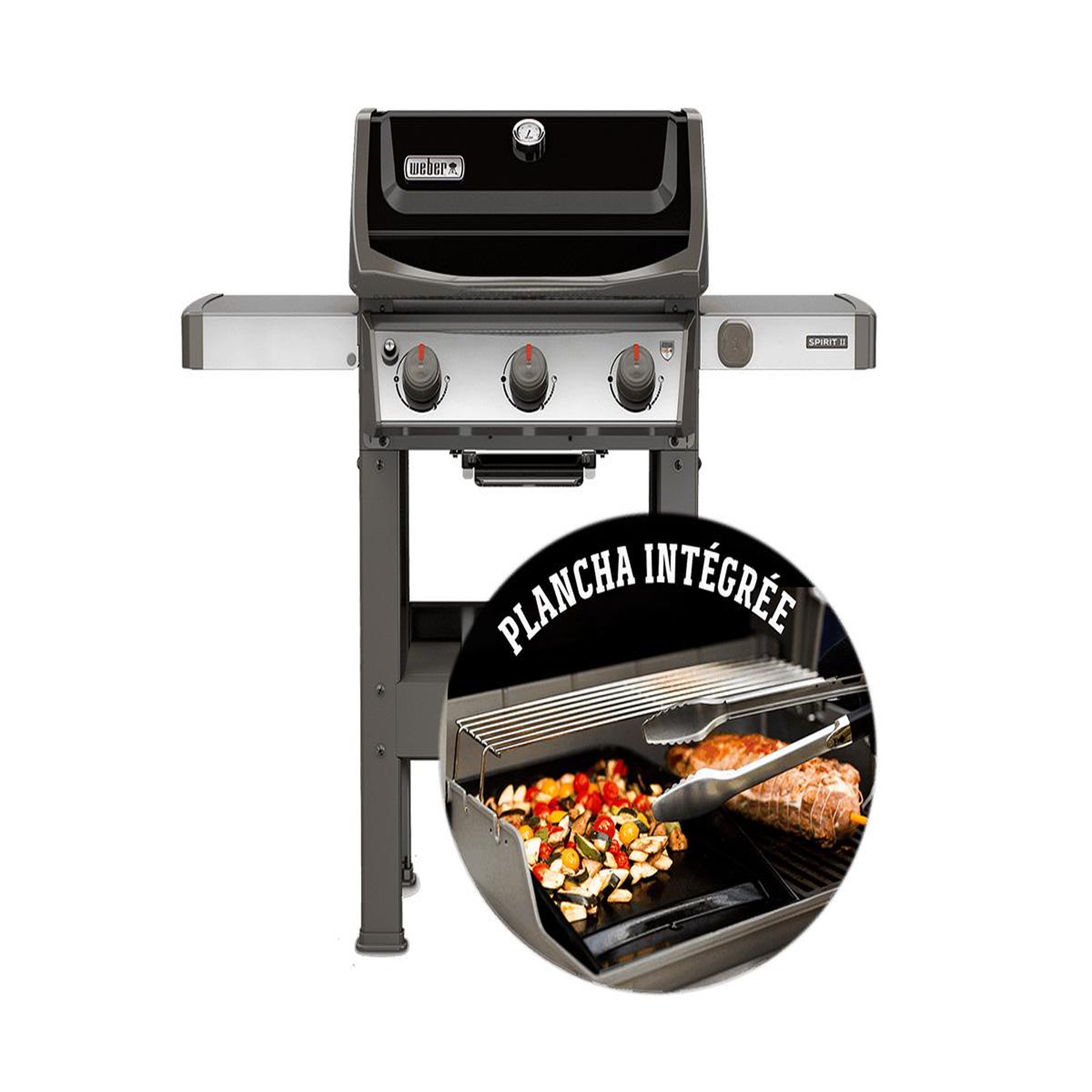 Voir la diapositive 1 : Weber Barbecue gaz Spirit II E-310 Plancha - Weber