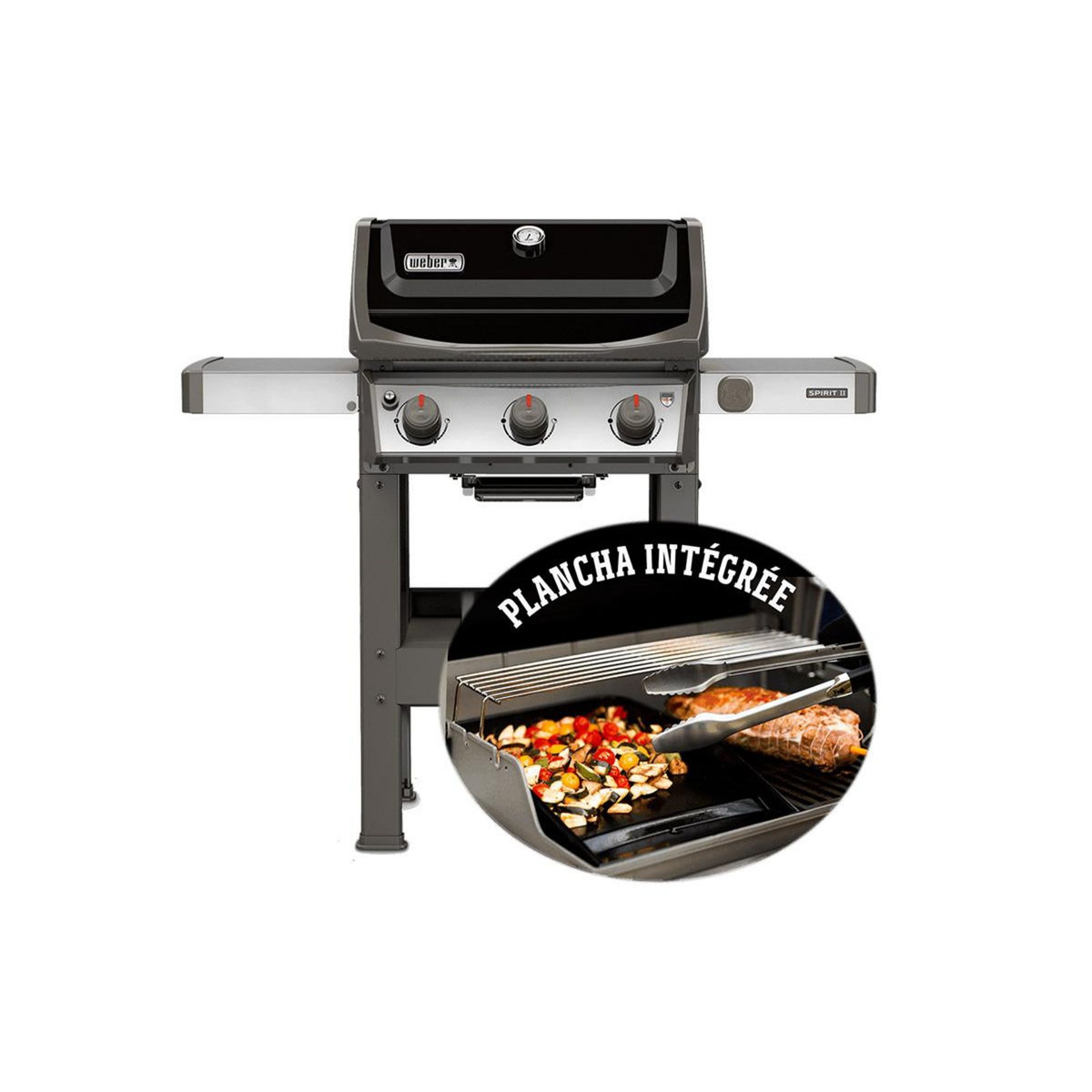 Weber Barbecue gaz Spirit II E-310 Plancha - Weber