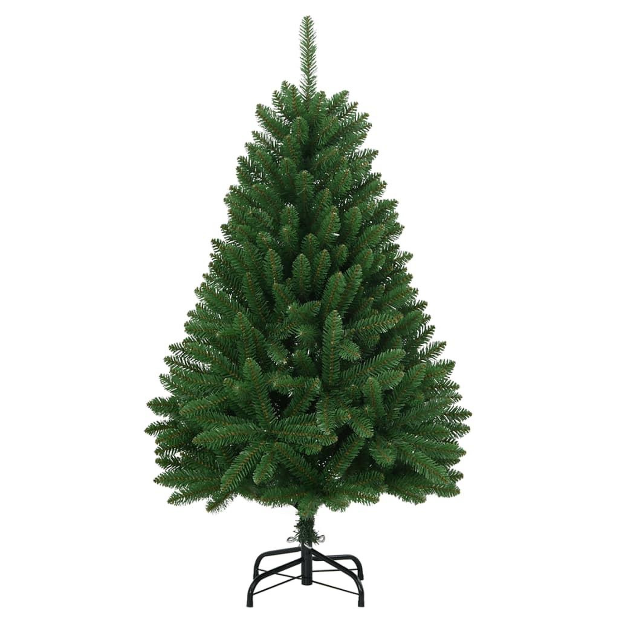 Voir la diapositive 2 : VIDAXL Sapin de Noël artificiel a charnieres avec support vert 150 cm